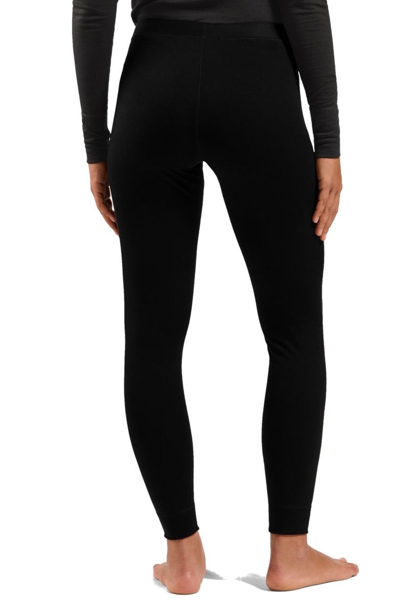 LEGINSY MERINO 160 BL BOTTOM LONG WOMEN-BLACK