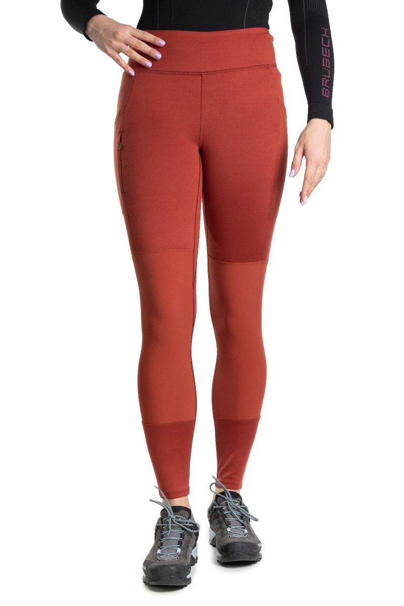 LEGINSY PACK OUT HIKE TIGHTS WOMEN-MANGROVE RED