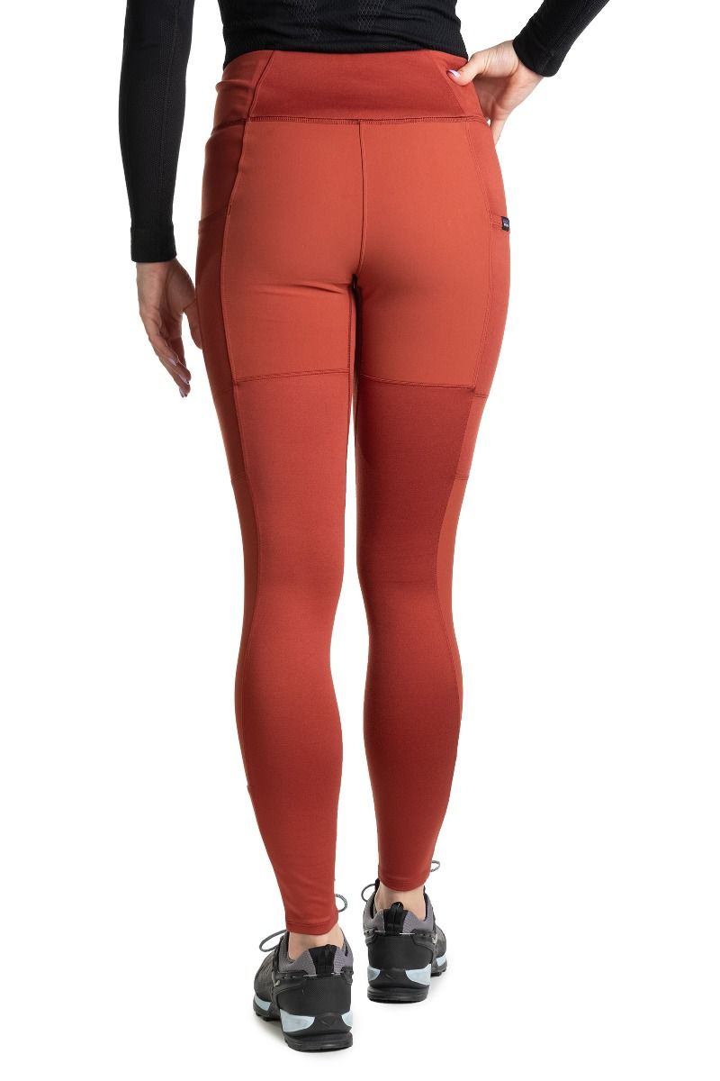 LEGINSY PACK OUT HIKE TIGHTS WOMEN-MANGROVE RED