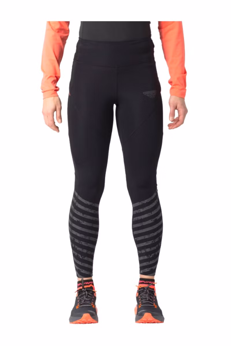 LEGINSY TRAIL REFLECTIVE WOMEN-BLACK OUT