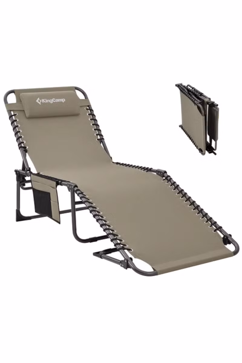 LEŻAK SKŁADANY BERLIN KC2429 2-PAK-BEIGE