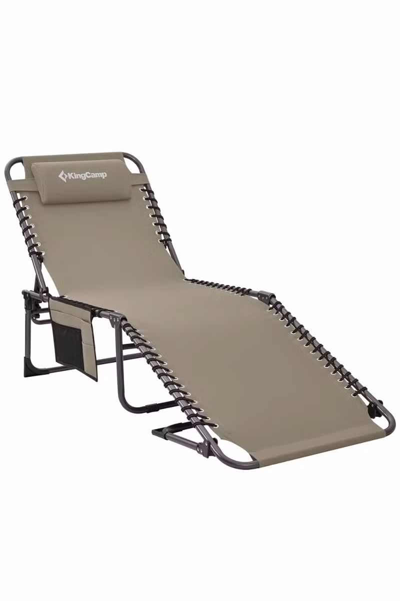 LEŻAK SKŁADANY MAGNOLIA B40 KC2649-2 PAK-BEIGE