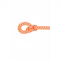 Vibrant orange-white