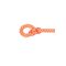 Vibrant orange-white