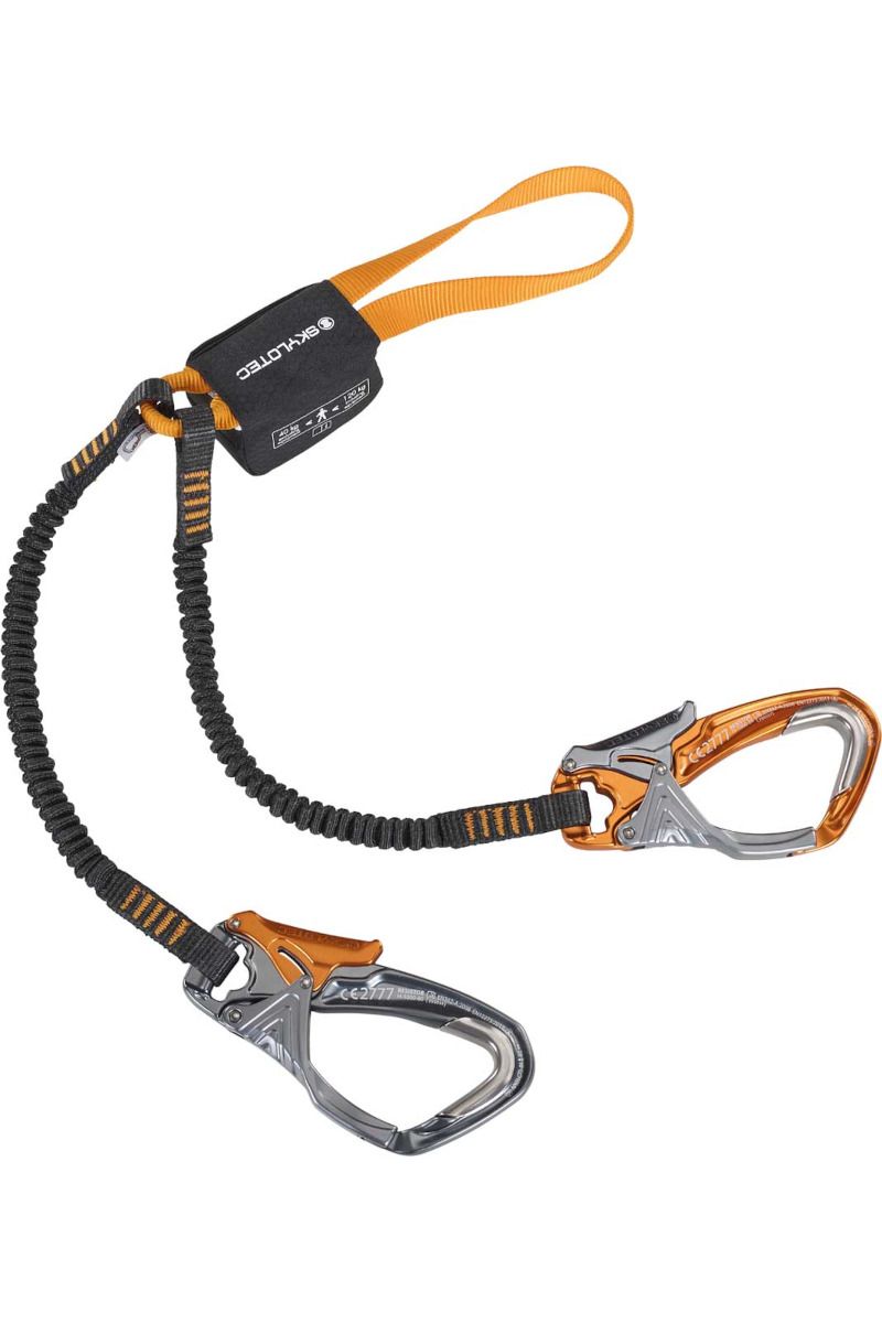 LONŻA VIA FERRATA SANTNER -BLACK-ORANGE