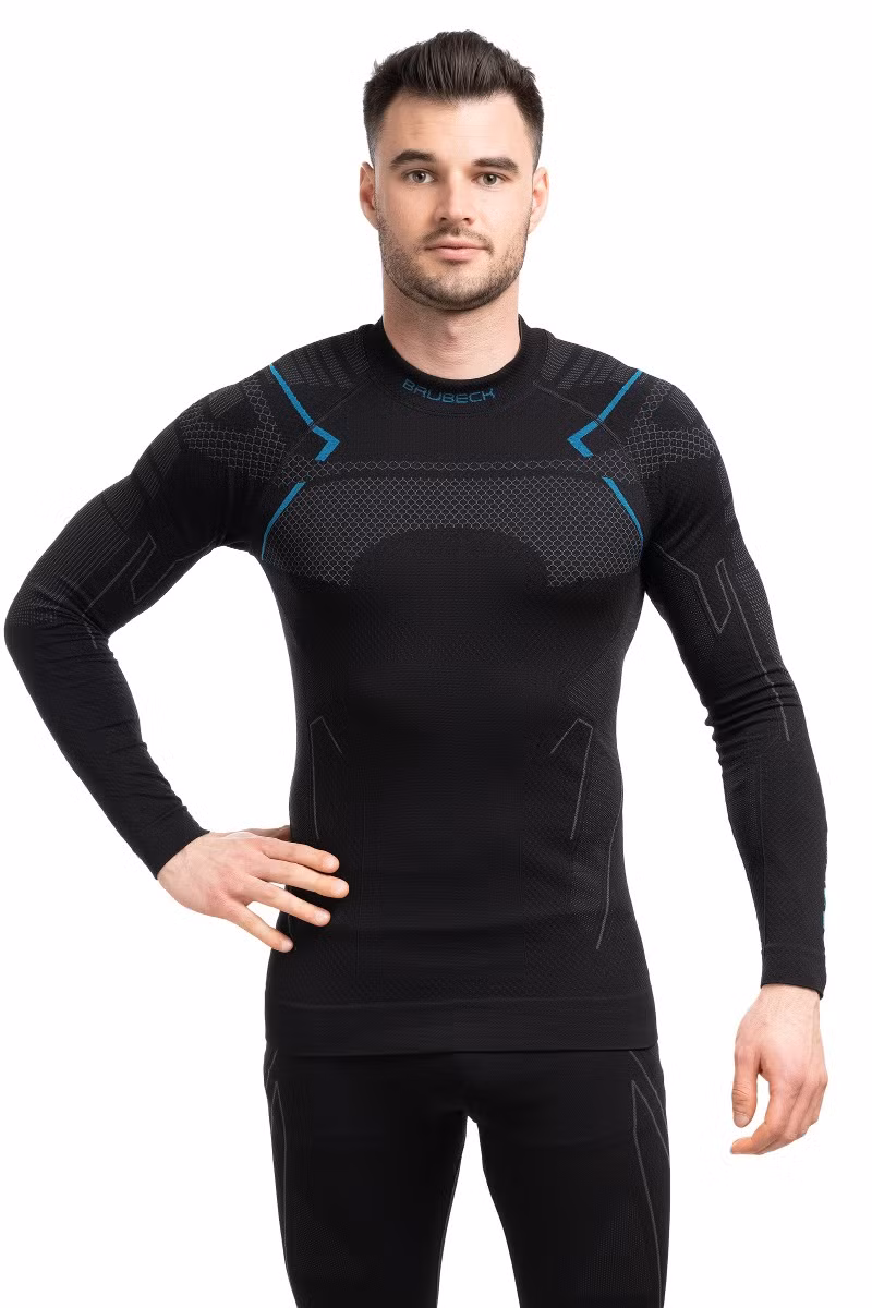 KOSZULKA THERMO LS13040A-BLACK-BLUE