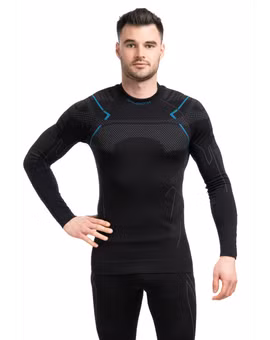 KOSZULKA THERMO LS13040A-BLACK-BLUE