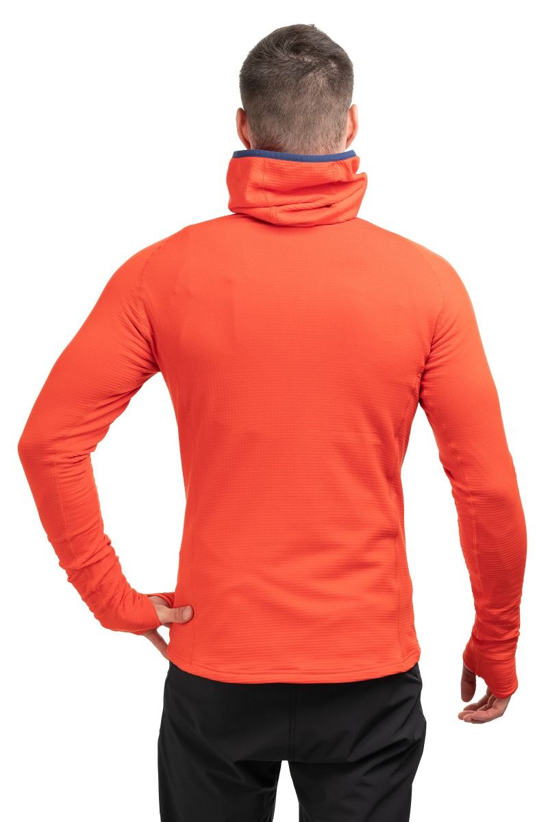 BLUZA ECLIPSE HOODED ZIP T-MAGMA-MEDIEVAL BLUE