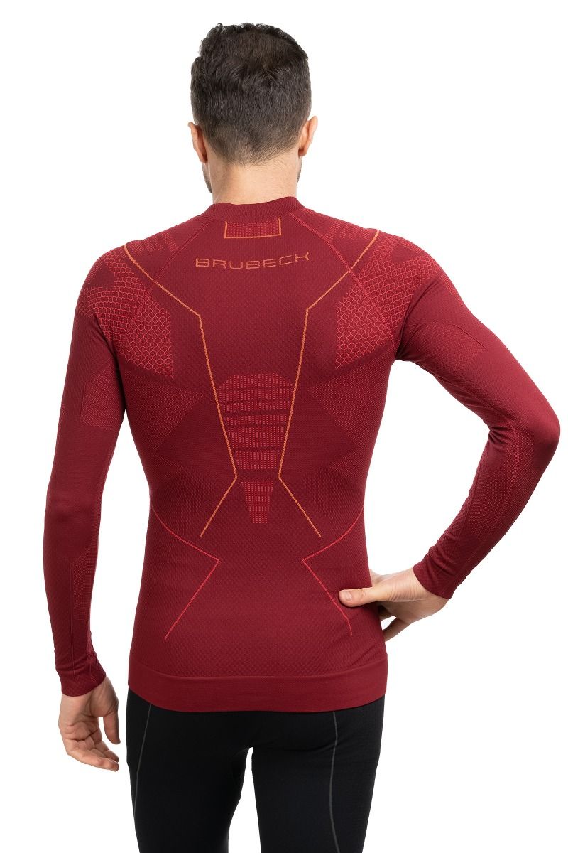 KOSZULKA THERMO LS13040A-BURGUNDY