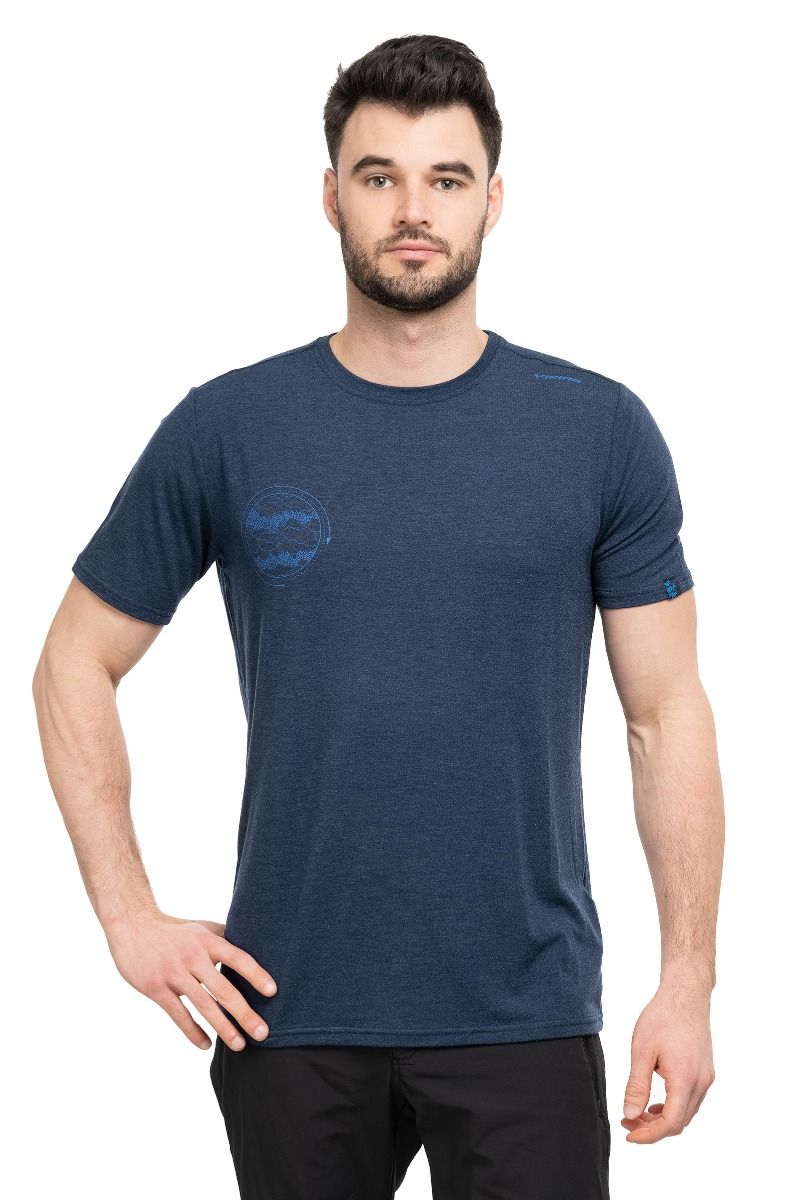 KOSZULKA LENTA BAMBOO LIGHT-NAVY BLUE