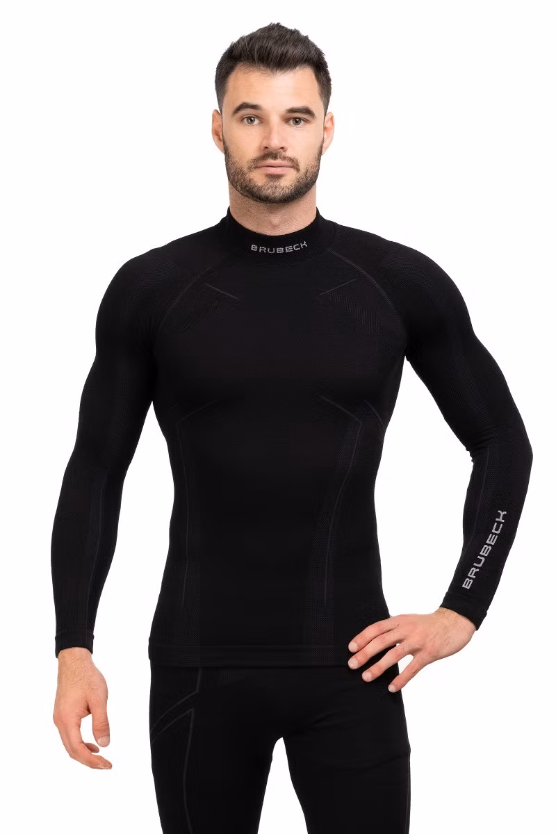 KOSZULKA EXTREME WOOL LS11920 MĘSKA-BLACK