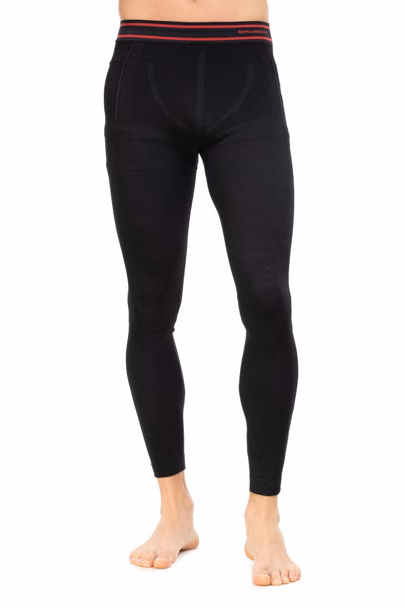 LEGINSY ACTIVE WOOL LE11710 MĘSKIE-BLACK