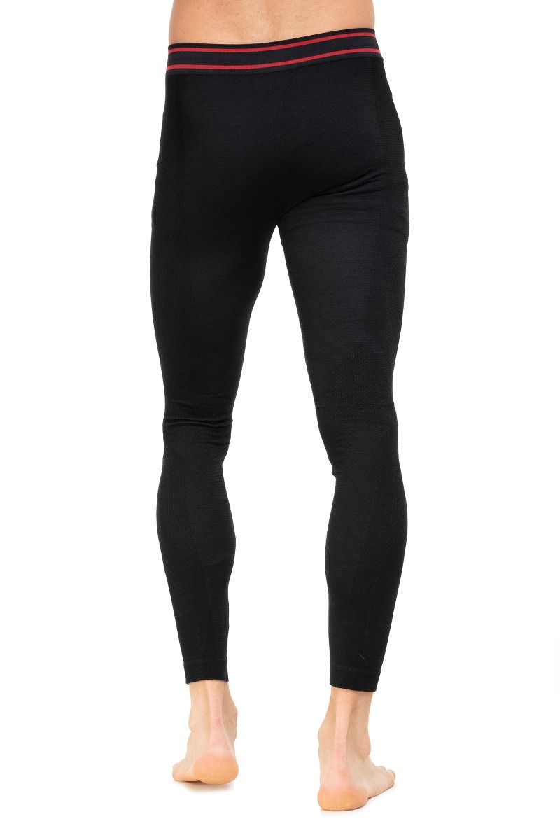 LEGINSY ACTIVE WOOL LE11710 MĘSKIE-BLACK