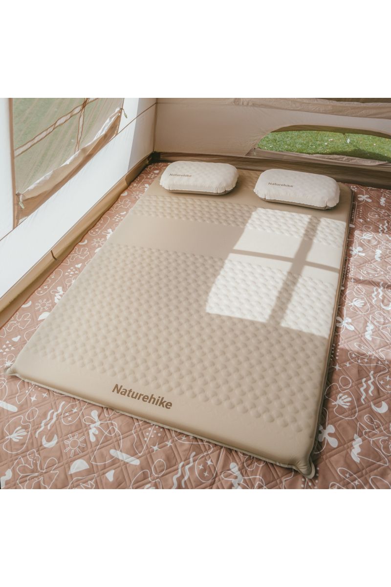 MATA SAMOPOMPUJĄCA FEATHERBONE DOUBLE REGULAR WIDE 6,5CM CNK2300WS012-BROWN