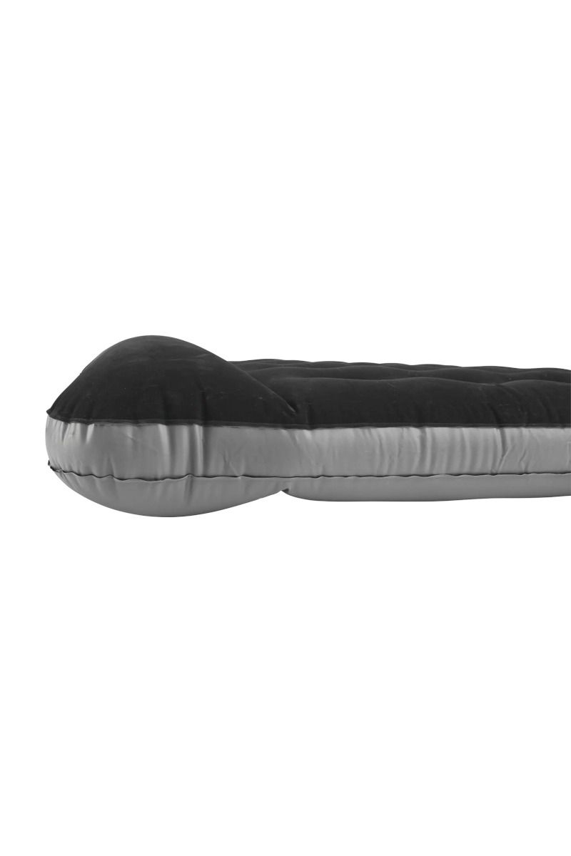 MATERAC CLASSIC DOUBLE W/PILLOW PUMP-BLACK-GREY