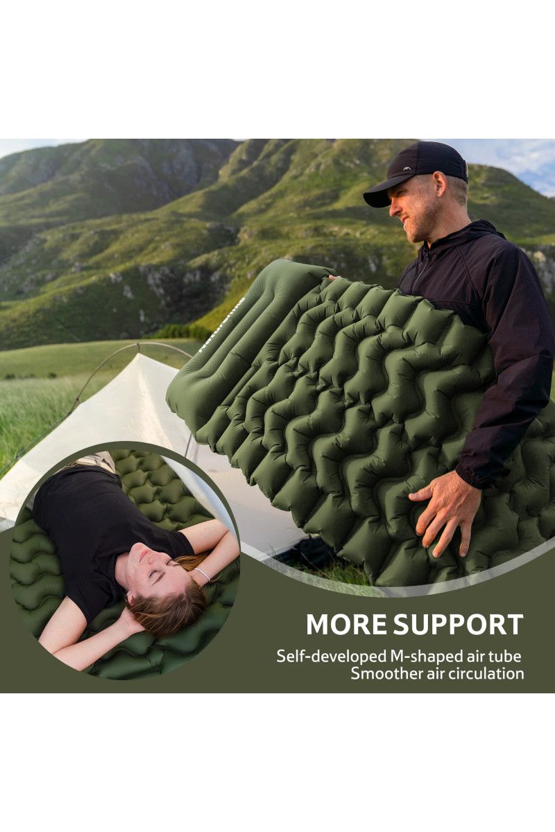 MATERAC FC01 PILLOW SINGLE CNK2550WS020-ARMY GREEN
