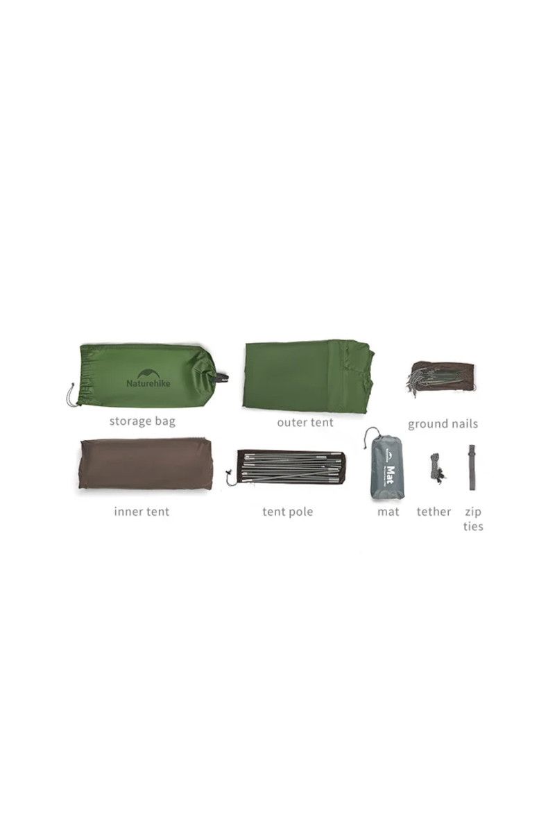 NAMIOT CLOUD CREEK 2 PRO 20D CNK2550WS022-FOREST GREEN