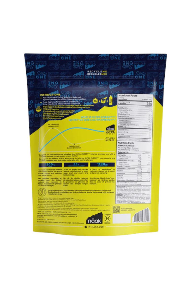 NAPÓJ ENERGETYCZNY NAAK ENERGY DRINK MIX 720G SALTED SOUP