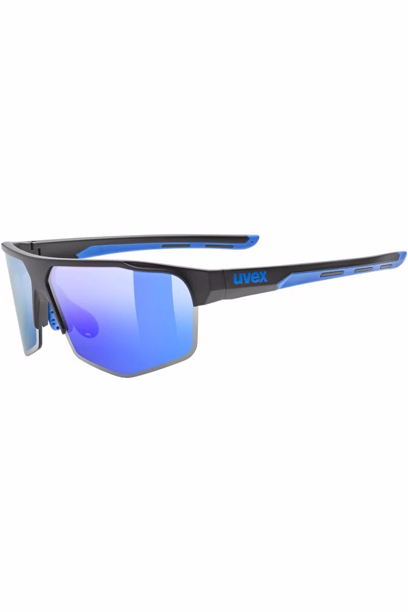 OKULARY AXOS SET-BLACK MATT-MIRROR BLUE