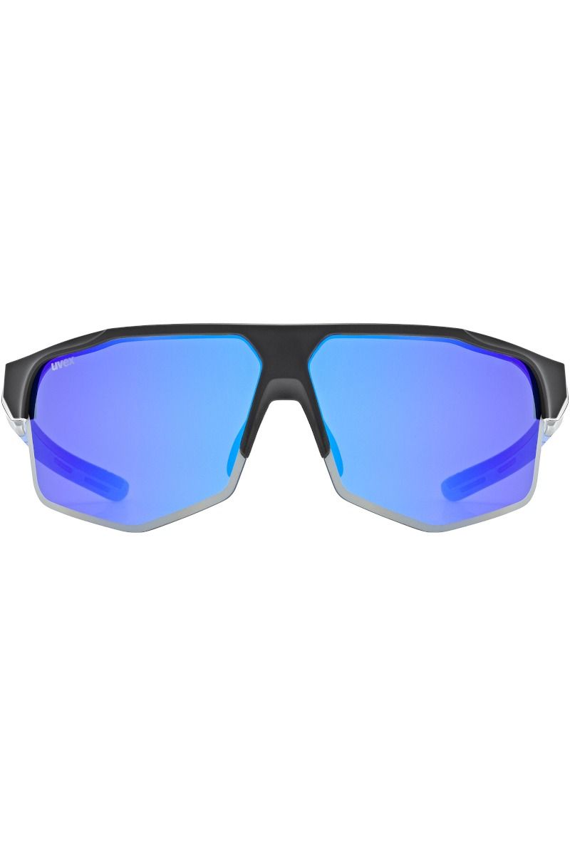 OKULARY AXOS SET-BLACK MATT-MIRROR BLUE