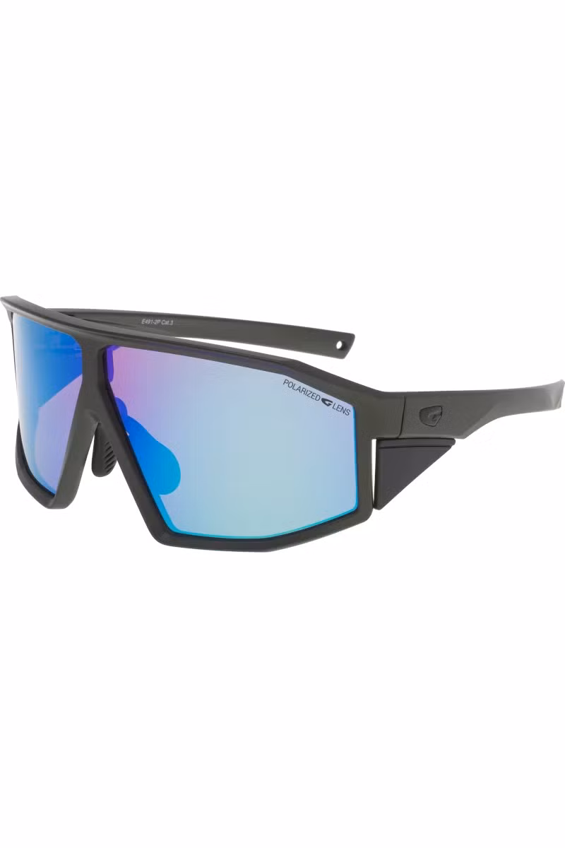 OKULARY LHOTSE E491-MATT METALLIC BLACK-BLACK