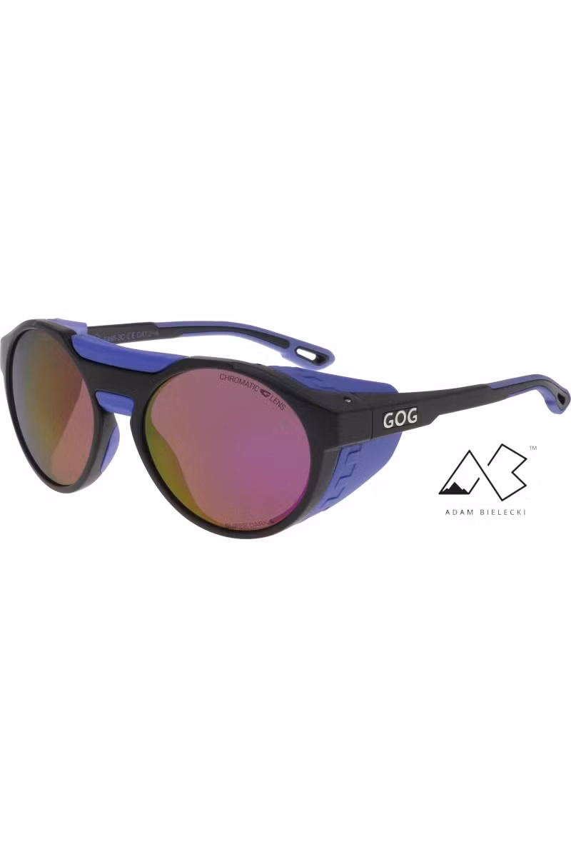 OKULARY MANASLU E495-MATT BLACK-PURPLE