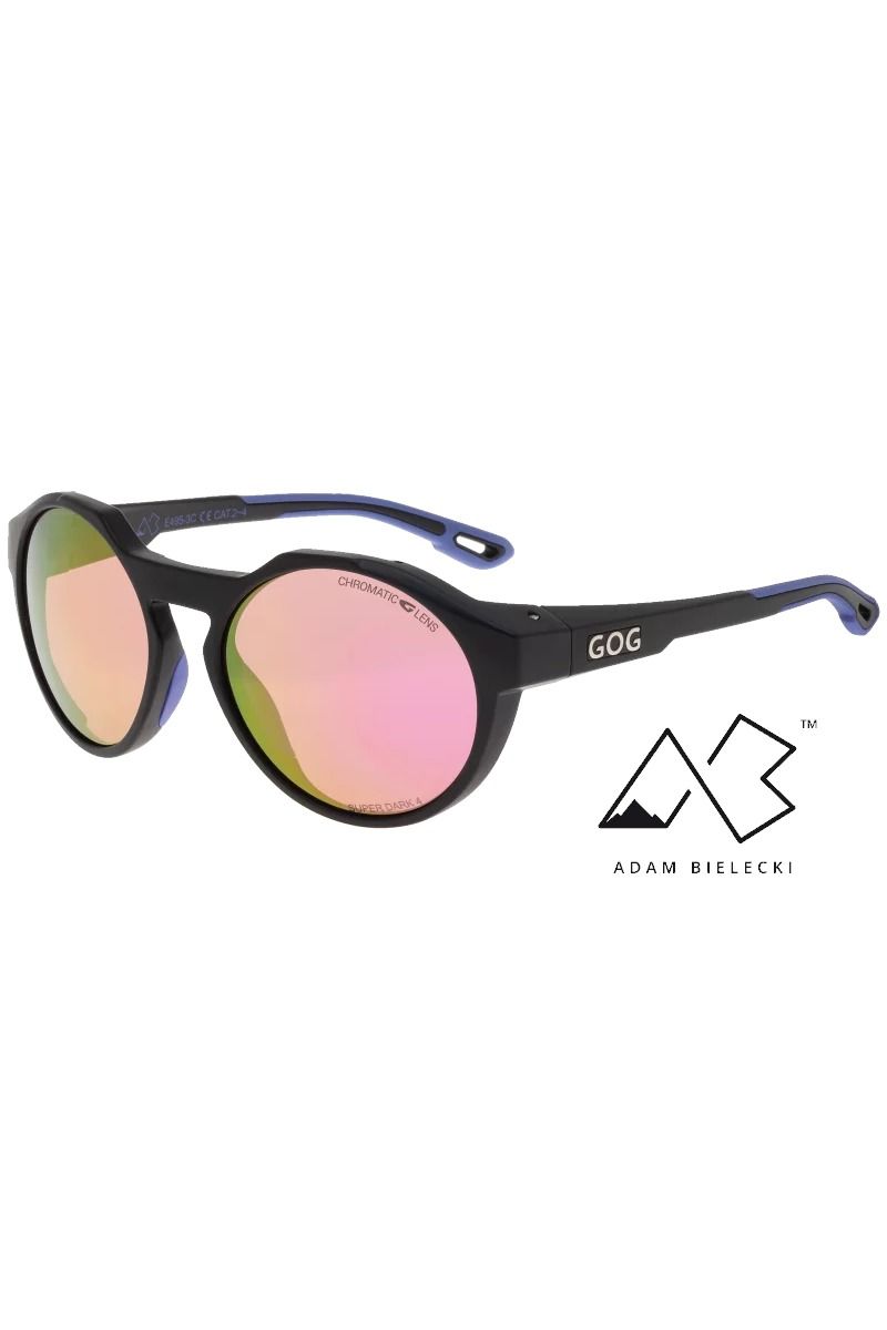 OKULARY MANASLU E495-MATT BLACK-PURPLE