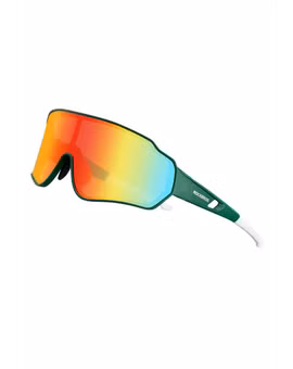 OKULARY ROWEROWE BIKELINE 10165-GREEN-ORANGE