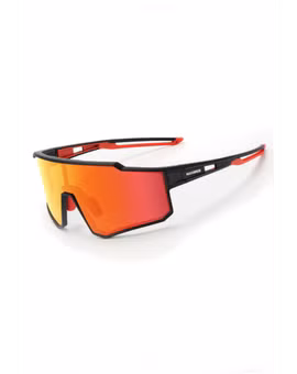 OKULARY ROWEROWE BIKELINE 14110012001 -BLACK-ORANGE
