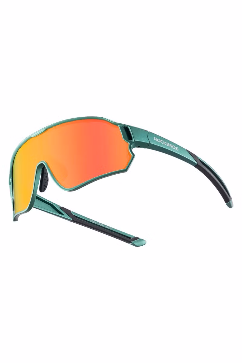 OKULARY ROWEROWE DZIECIĘCE BIKELINE SP314 1411000900-GREEN-BLACK