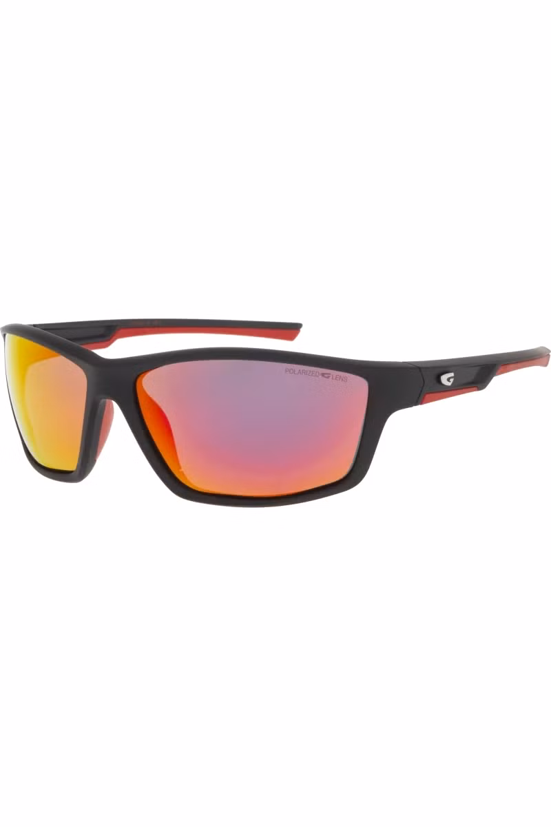 OKULARY SPIRE E115-4P-MATT BLACK-RED