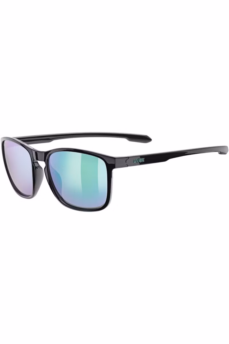 OKULARY LGL 52-BLACK MAT-MIRROR GREEN