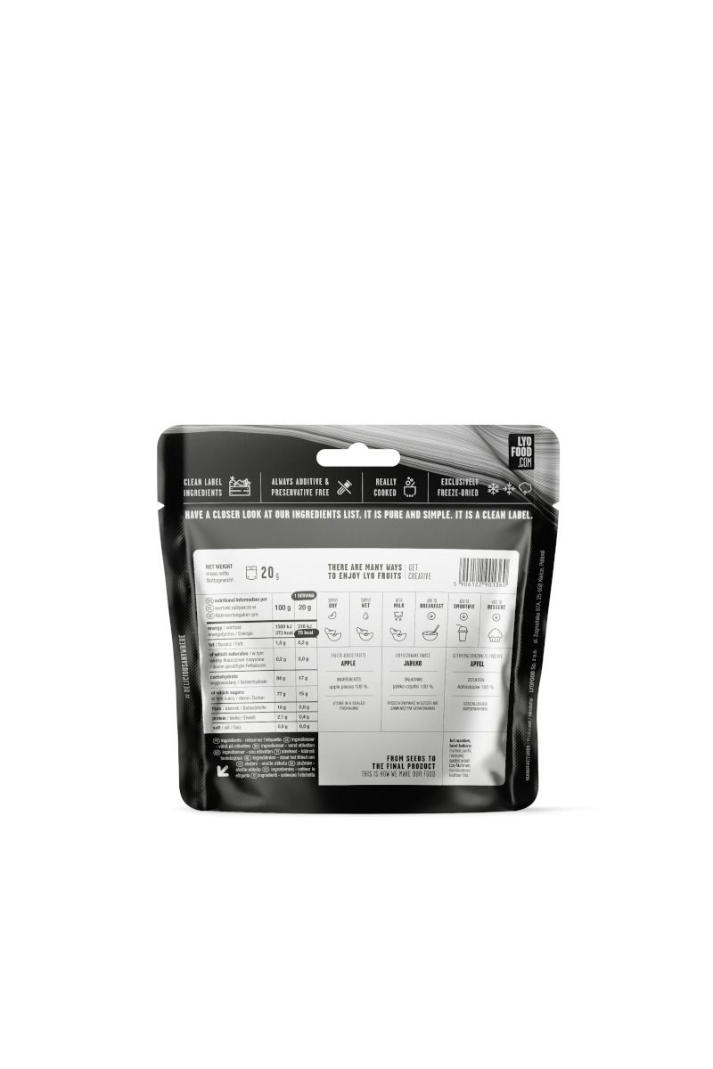 OWOCE LIOFILIZOWANE (246) JABŁKO 20G