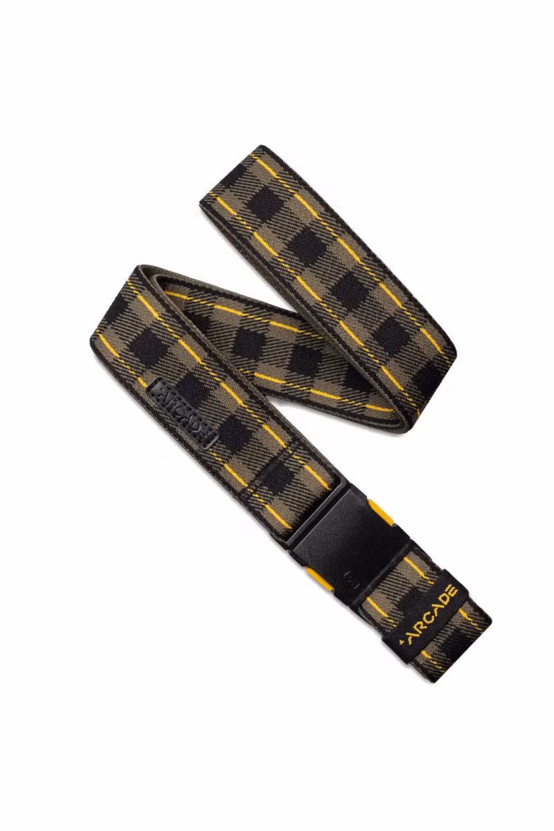 PASEK PLAID-CROCODILE-MUSTARD