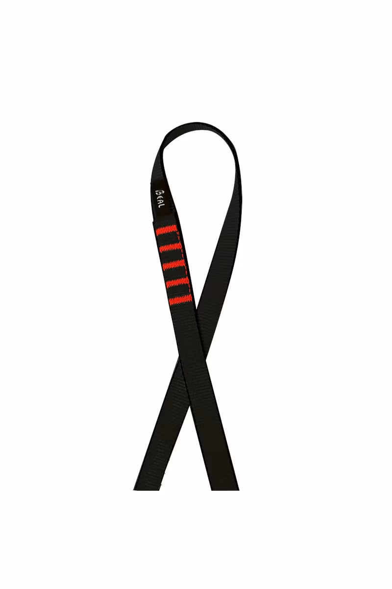 PĘTLA 150CM 18MM TAŚMA PŁASKA-BLACK