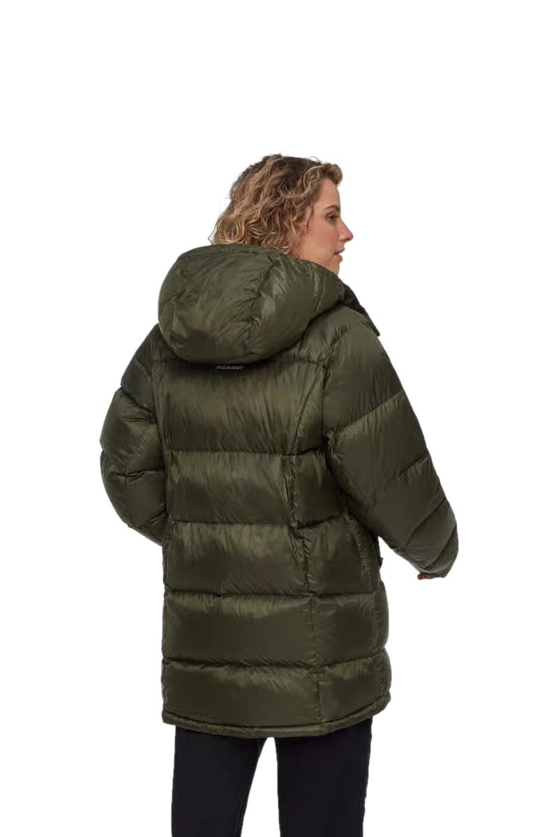 PŁASZCZ GLACIER GLOW IN HOODED PARKA WOMEN-DARK MARSH