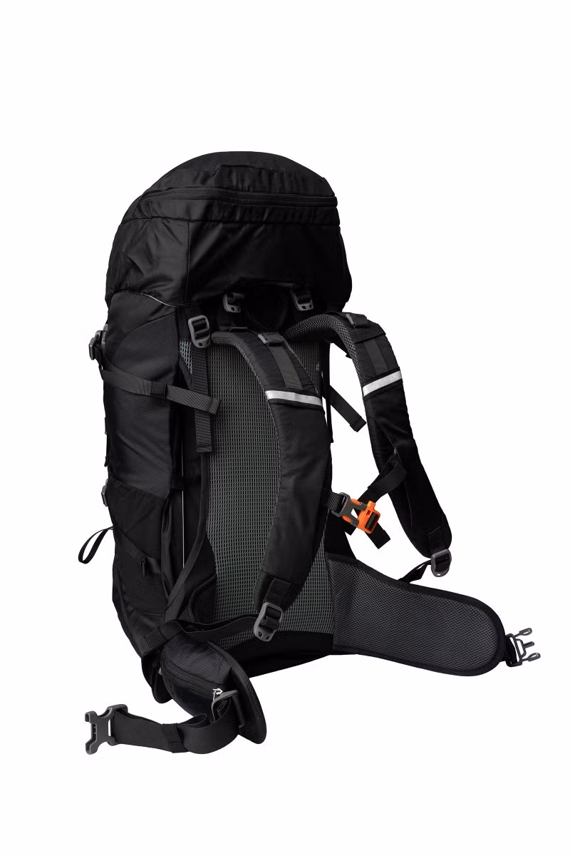 PLECAK TREKKINGOWY ZION 50L-CZARNY POJEMNY 