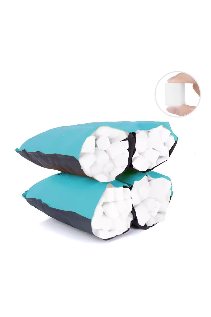 PODUSZKA SPONGE AUTOMATIC INFLATING PILLOW NH17A001-L-LIGHT BLUE