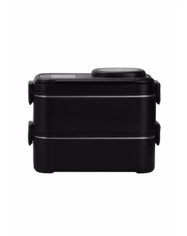 POJEMNIK LUNCH BOX DOUBLE 8023 2 X 600ML-BLACK
