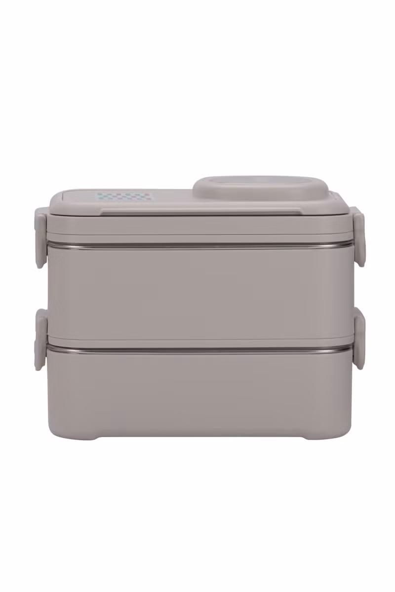POJEMNIK LUNCH BOX DOUBLE 8023 2 X 600ML-WHITE