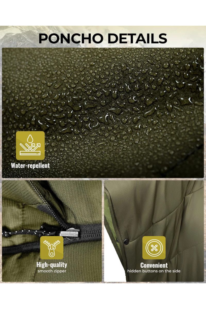 PONCHO MURANO 180 KS2521-GREEN