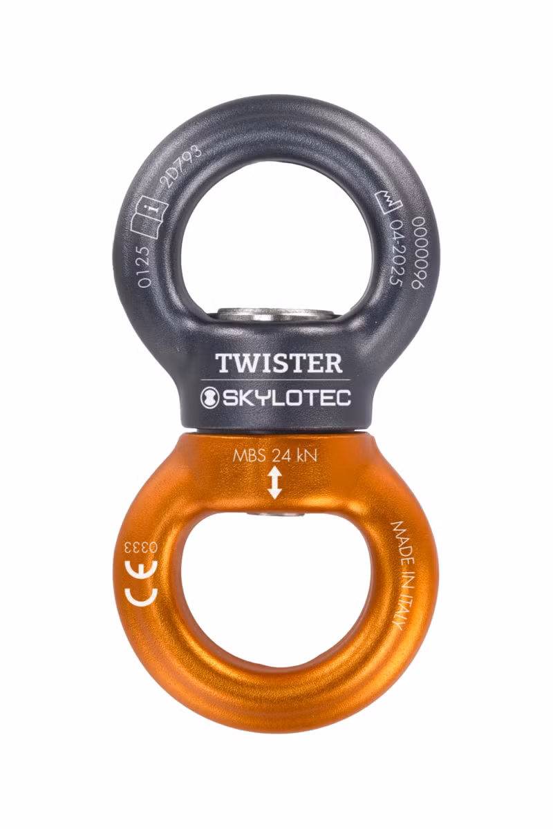 KRĘTLIK TWISTER-GREY-ORANGE