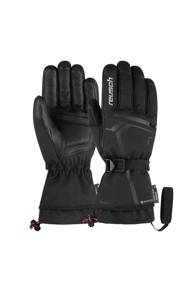 RĘKAWICE DOWN SPIRIT GORE TEX-BLACK-SILVER