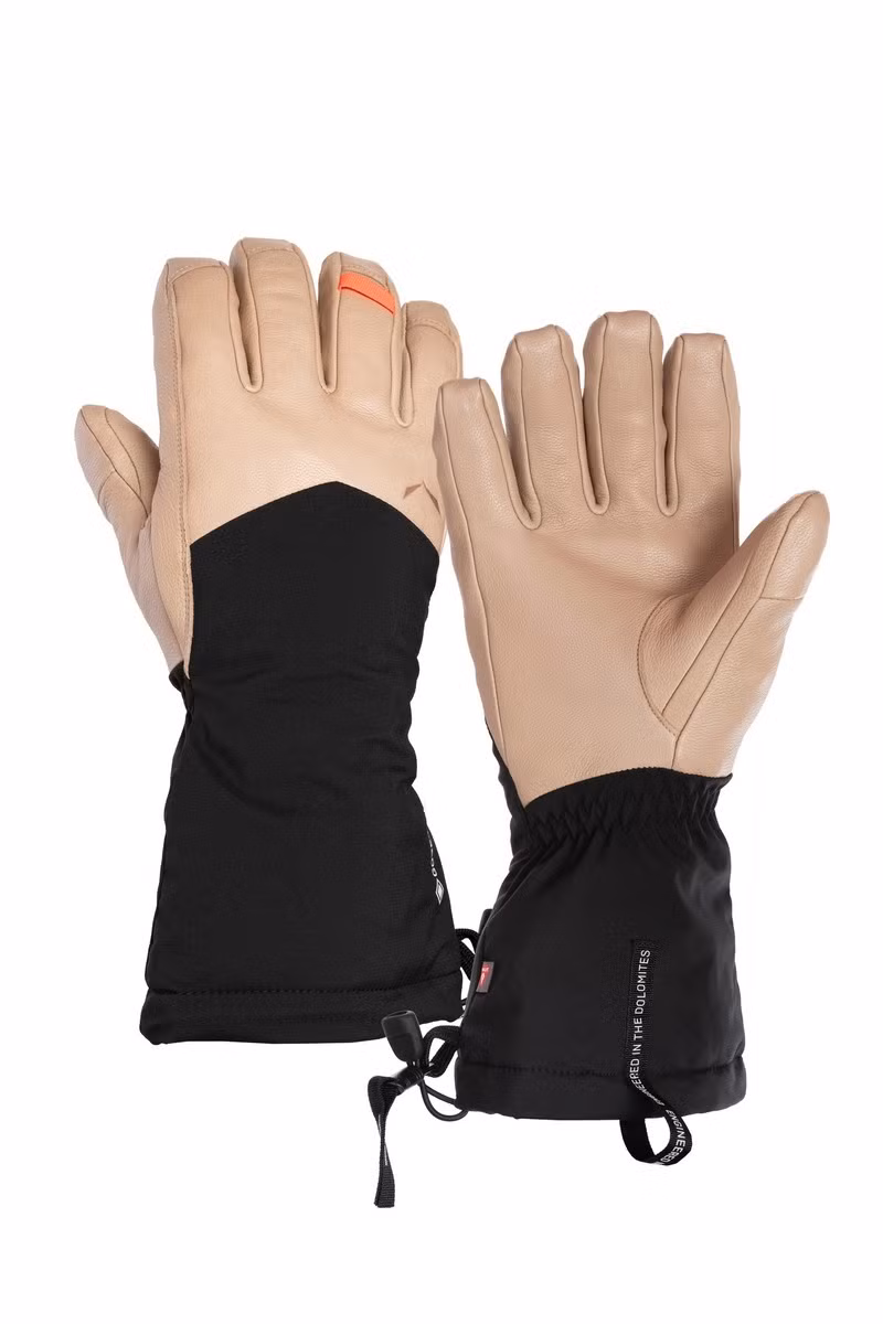 RĘKAWICE ORTLES GTX LONG CUFF GLOVES-BLACK OUT-7030