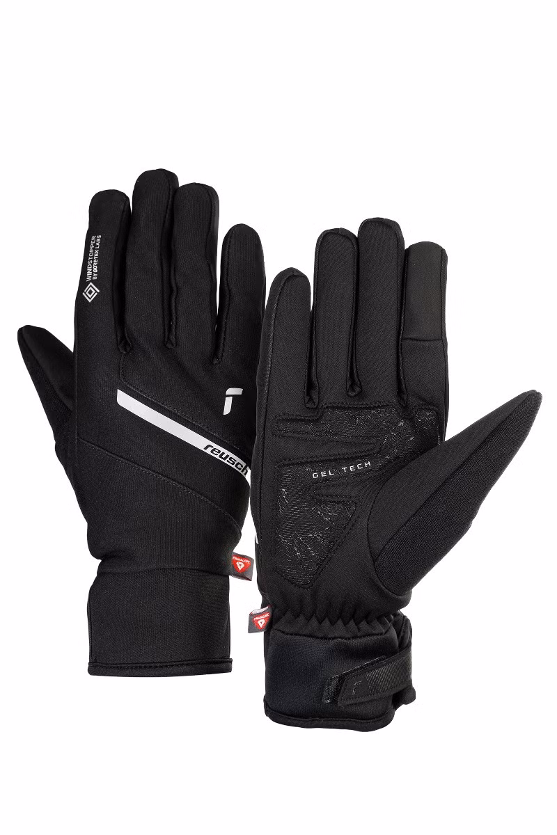 RĘKAWICE VERSA WINDSTOPPER TOUCH TEC-BLACK-SILVER