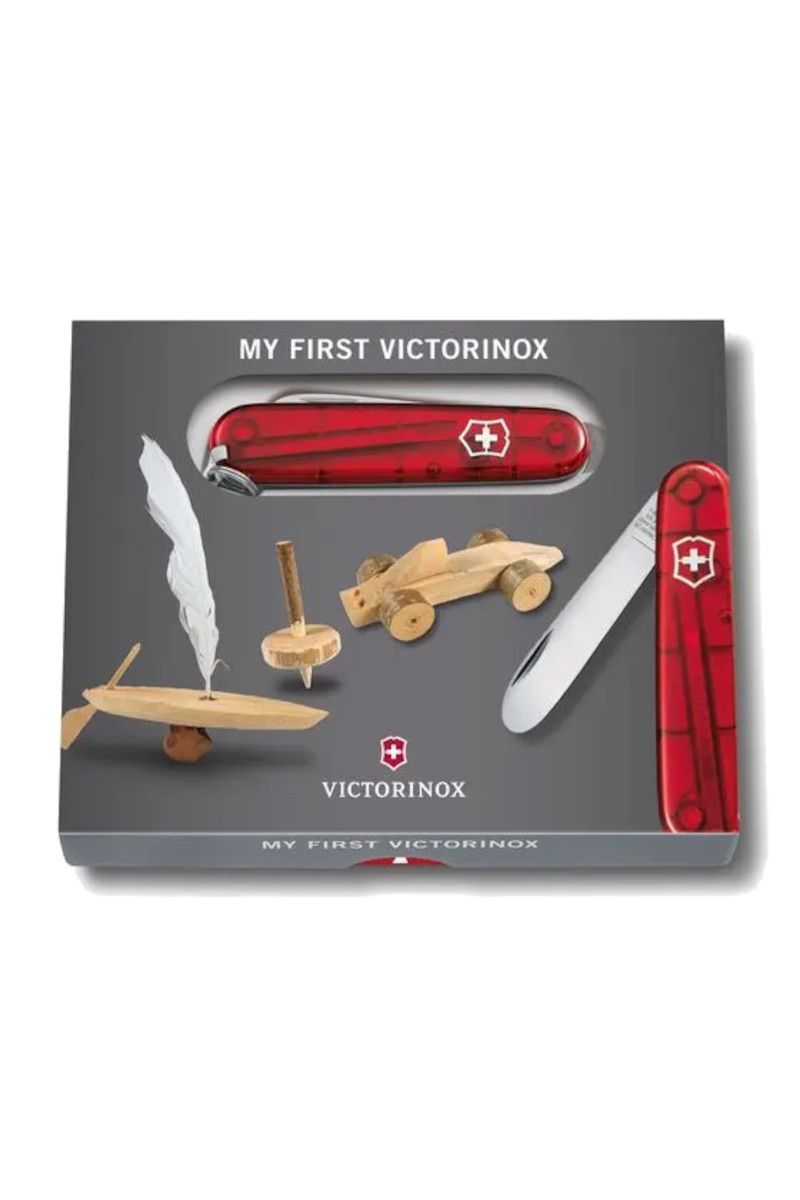 SCYZORYK 0.2373.T MY FIRST VICTORINOX-RED TRANSPARENT