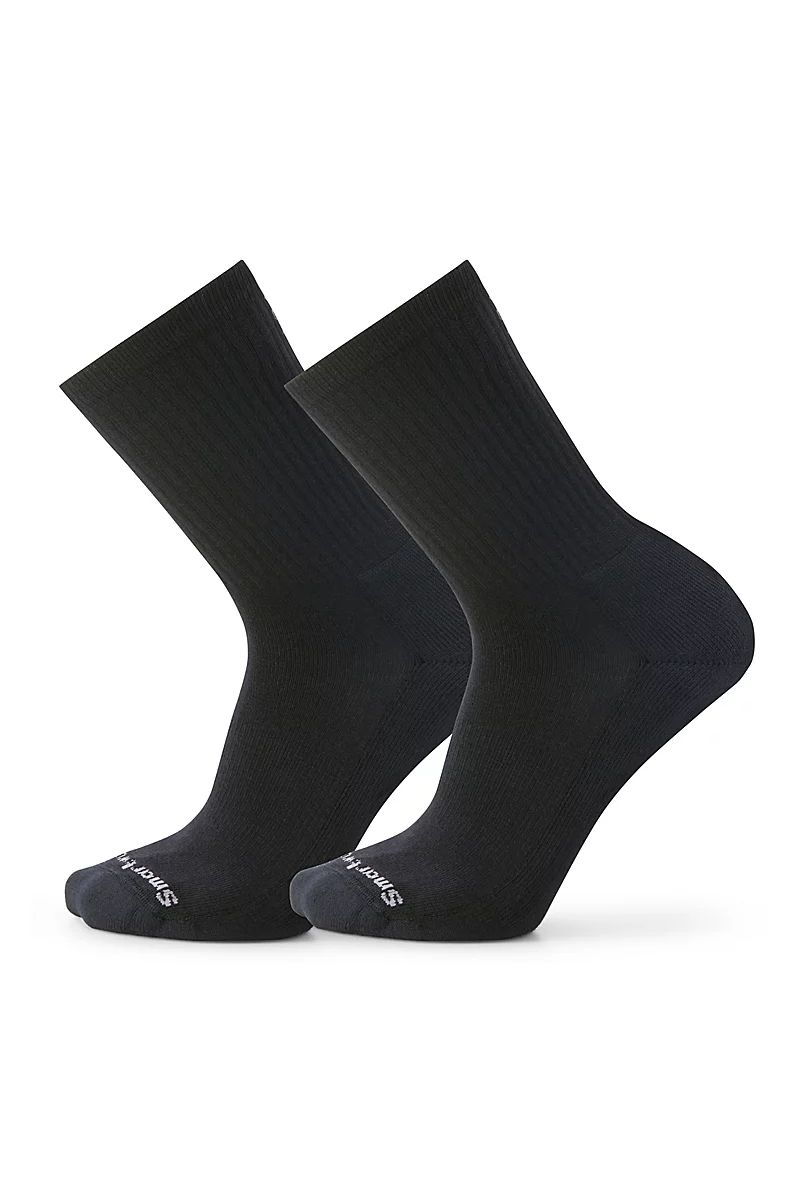 SKARPETY EVERYDAY SOLID RIB CREW-BLACK