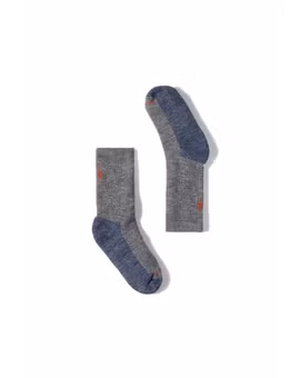 SKARPETY HIKE FULL CUSHION CREW KIDS-MEDIUM GRAY
