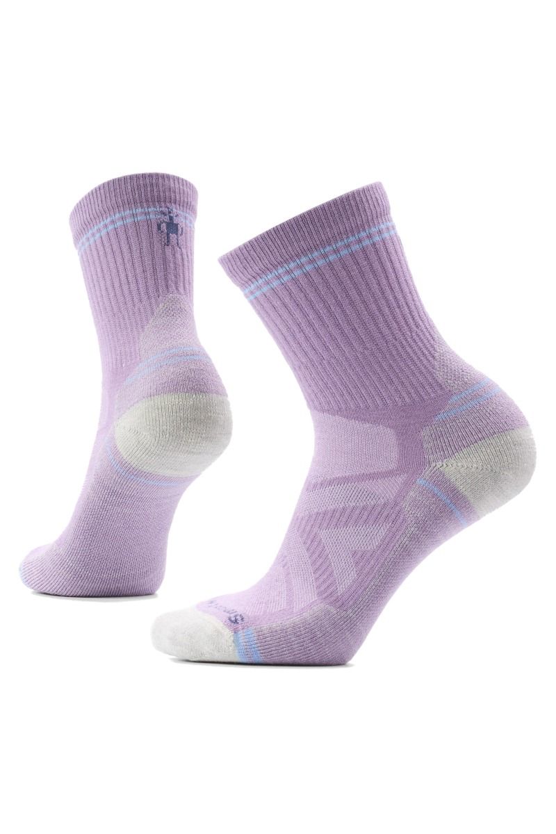 SKARPETY HIKE LIGHT CUSHION MID CREW WOMEN-PURPLE DAWN