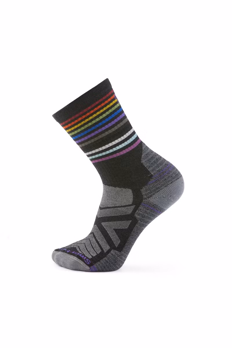 SKARPETY HIKE LIGHT CUSHION PRIDE CREW-CHARCOAL